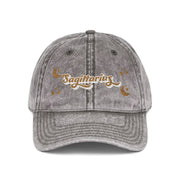 'Sagittarius' Vintage Embroidered Cap