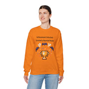 'Achievement Unlocked: Survived A Haunted House' Unisex Crewneck Sweatshirt