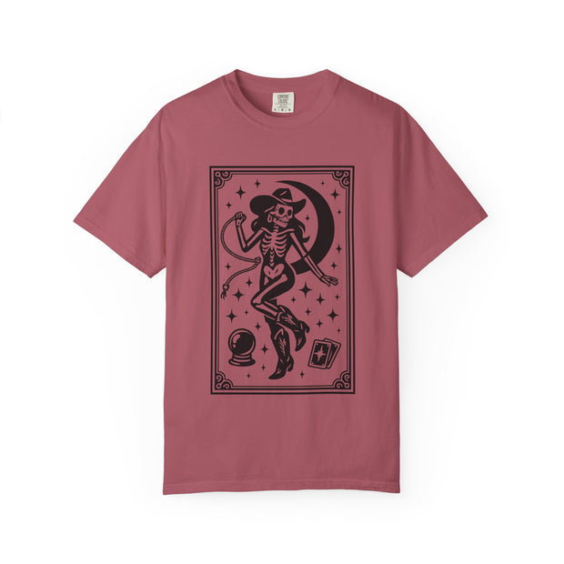 Cowgirl Skeleton Tarot Card Unisex T-Shirt