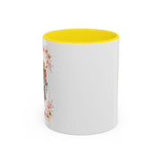 Geeky Goddess Gray Cat Accent Coffee Mug