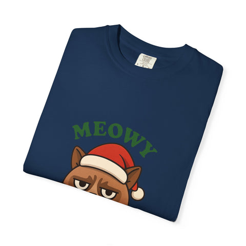 'Meowy Christmas Anyway' Unisex T-Shirt