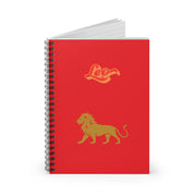'Leo' Zodiac Spiral Notebook