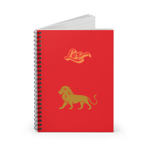 'Leo' Zodiac Spiral Notebook