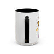 'Side Quest Queen' Accent Coffee Mug
