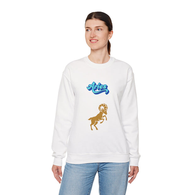 'Aries' Zodiac Unisex Crewneck Sweatshirt