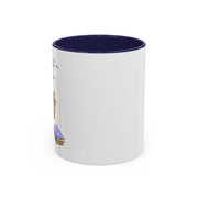 'Feline Good With A Book & Brew' Accent Coffee Mug