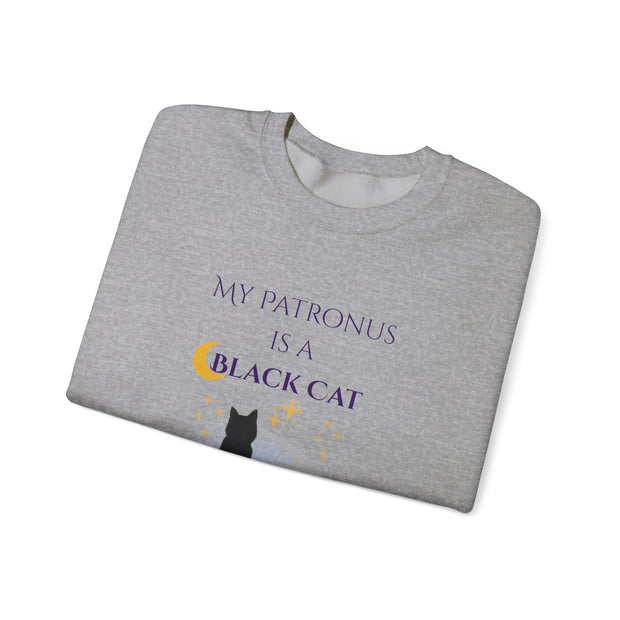 'My Patronus Is A Black Cat' Unisex Crewneck Sweatshirt