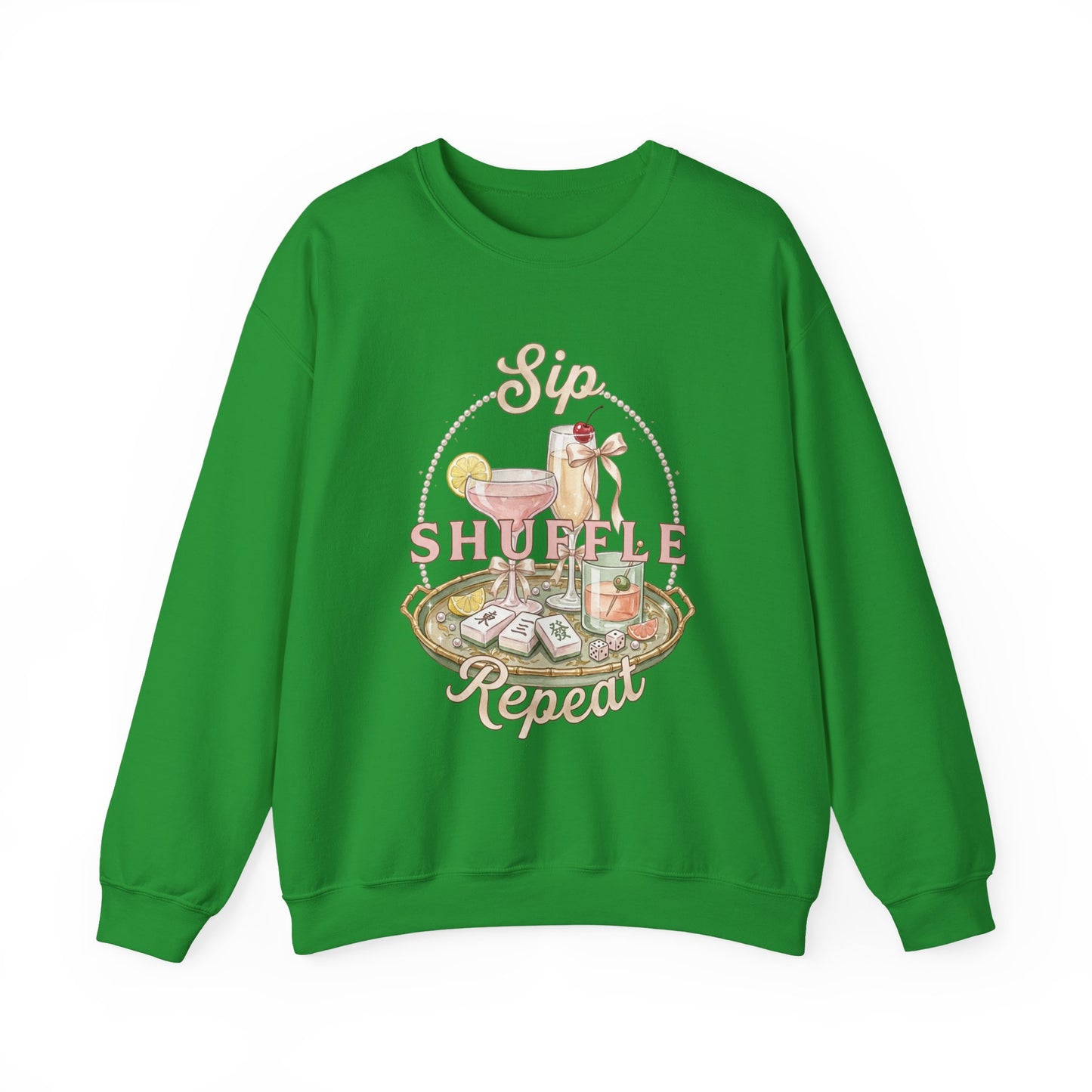 Mahjong Girls Night Crewneck Sweatshirt | Mahjong Tiles, Pastel Cozy Club