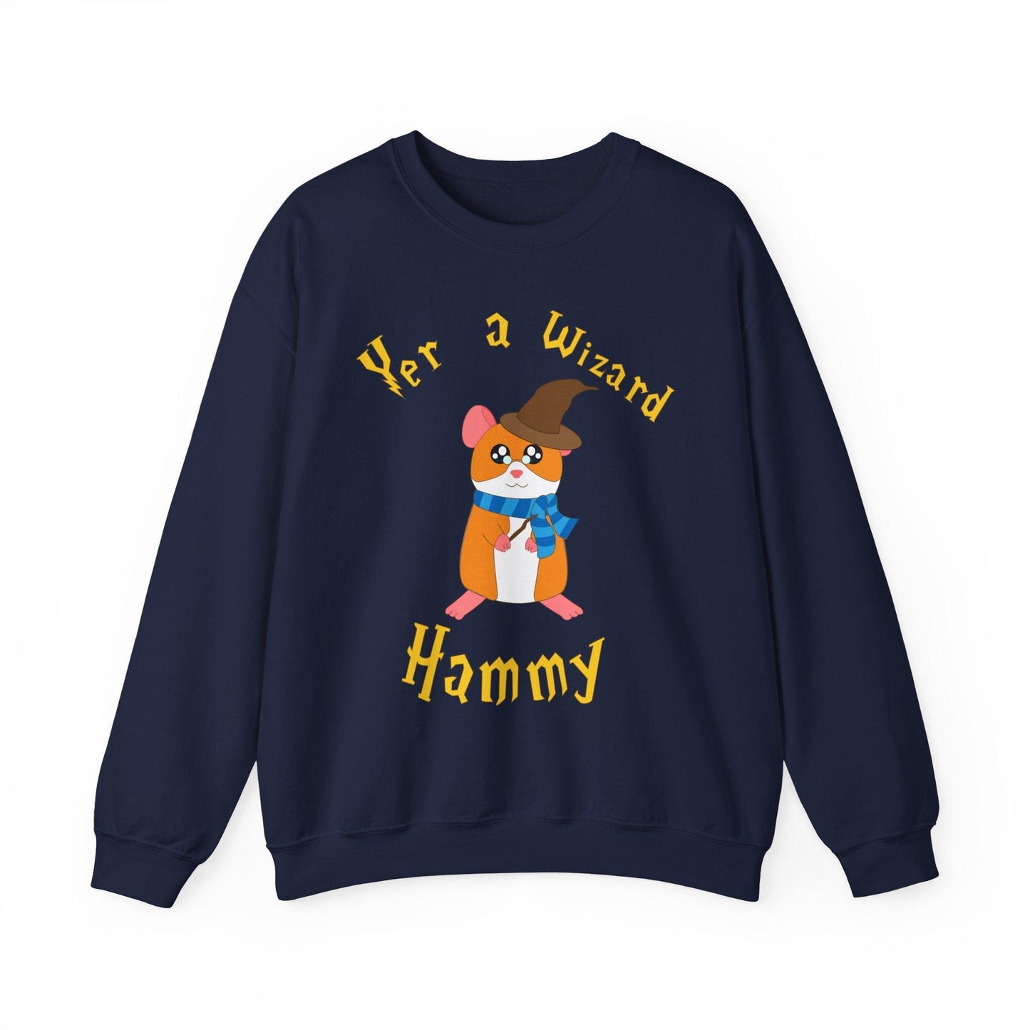 Hammy Wizard Hamster Sweatshirt | Cute Wizard Hamster Crewneck