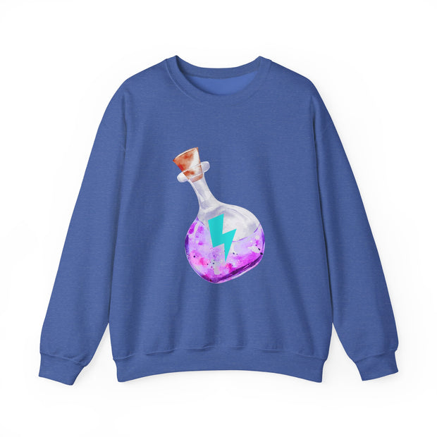 Magical Energy Purple Potion Unisex Crewneck Sweatshirt