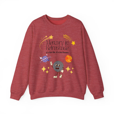 'Mercury In Retroshade: It's Not Me, It's The Planets' Unisex Crewneck Sweatshirt