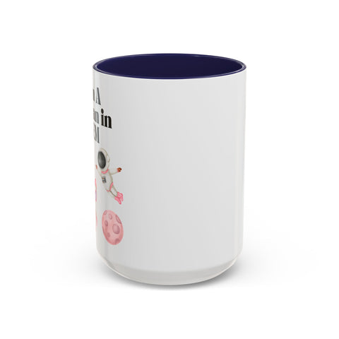 'I Am A Woman In STEM' Astronaut Accent Coffee Mug