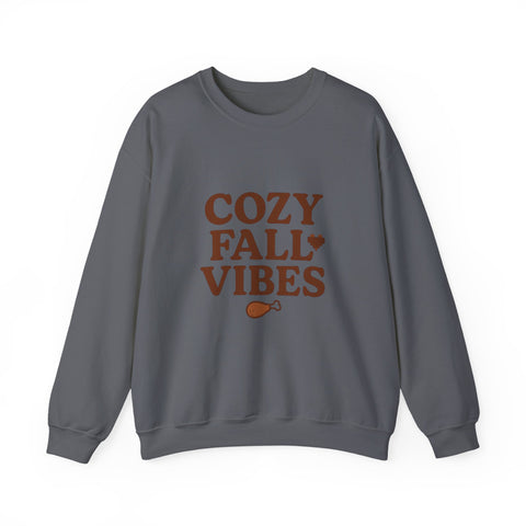 Cozy Fall Vibes Sweatshirt - Unisex Crewneck, Autumn Apparel, Perfect for Thanksgiving, Comfortable Gift, Casual Style