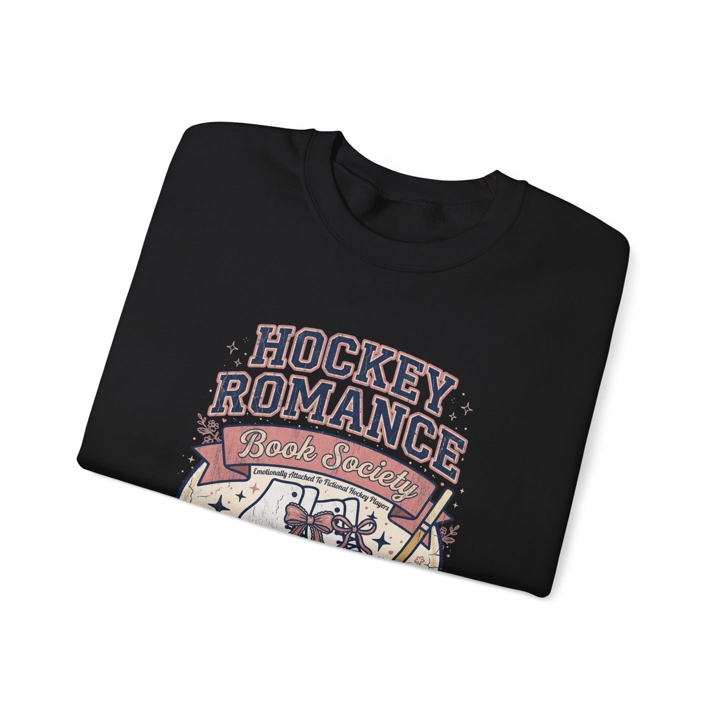 Hockey Romance Sweatshirt, Booktok Hockey Romance Crewneck, Romance Reader Sweatshirt, Cozy Hockey Book Girly Gift