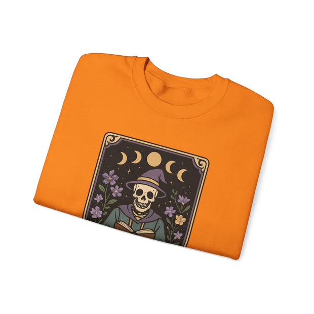 Bookworm Skeleton Crewneck Sweatshirt