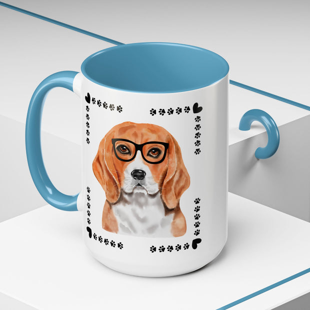 Geeky Good Beagle Accent Coffee Mug