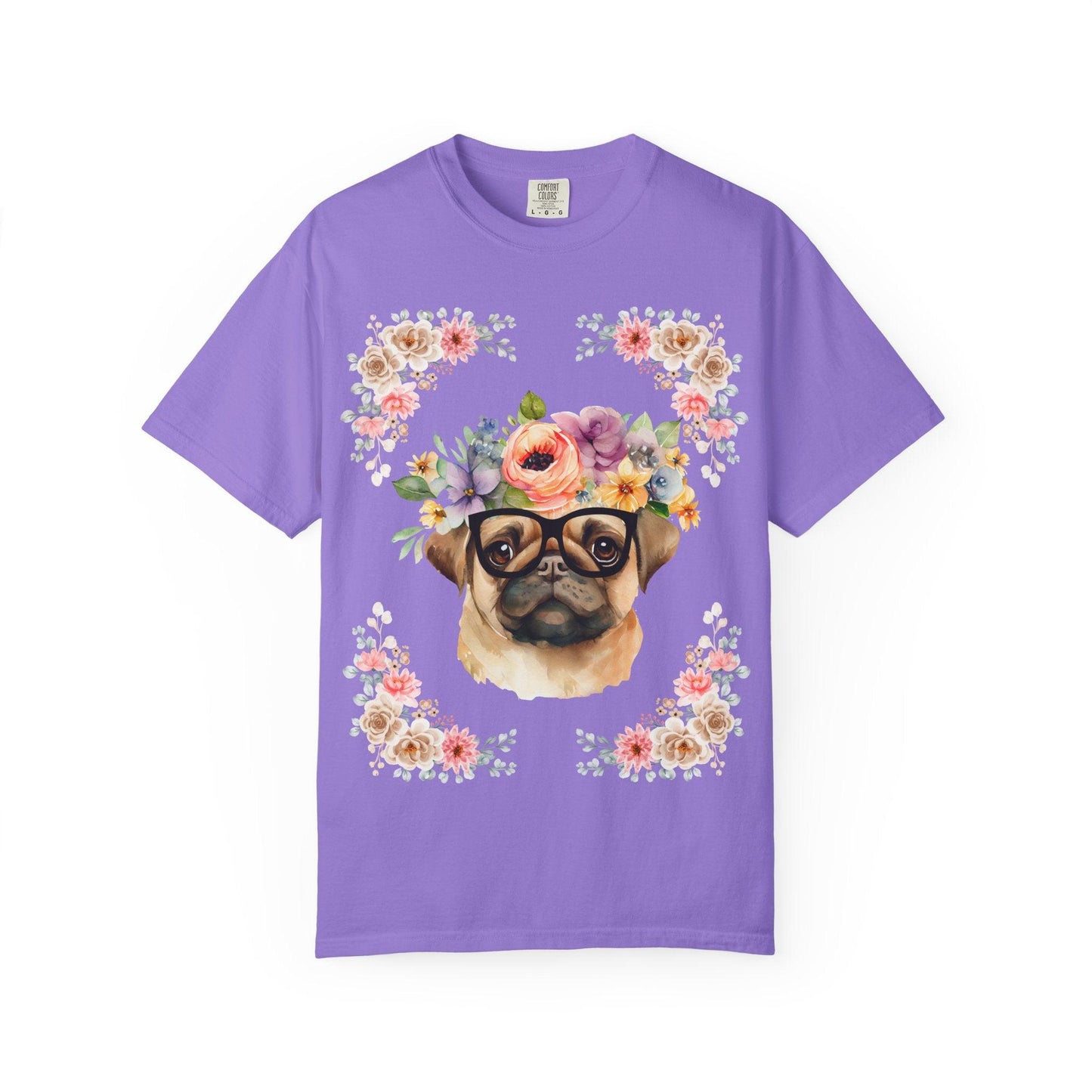 Geeky Goddess Pug Unisex T-Shirt