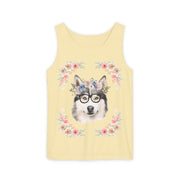 Geeky Goddess Siberian Husky Unisex Tank Top