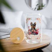 Geeky Goddess Yorkie Sipper Glass