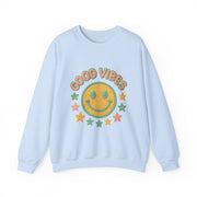 Good Vibes Crewneck Sweatshirt, Cozy Unisex Sweatshirt, Happy Apparel Gift, Positive Energy Fashion, Comfortable Casual Wear, Trendy [...]
