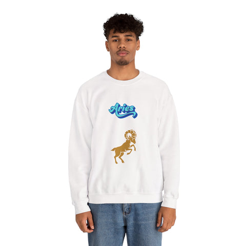 'Aries' Zodiac Unisex Crewneck Sweatshirt