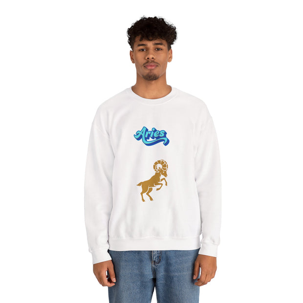 'Aries' Zodiac Unisex Crewneck Sweatshirt