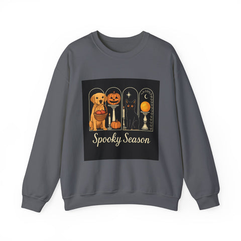 Spooky Season Golden Retriever Crewneck Sweatshirt