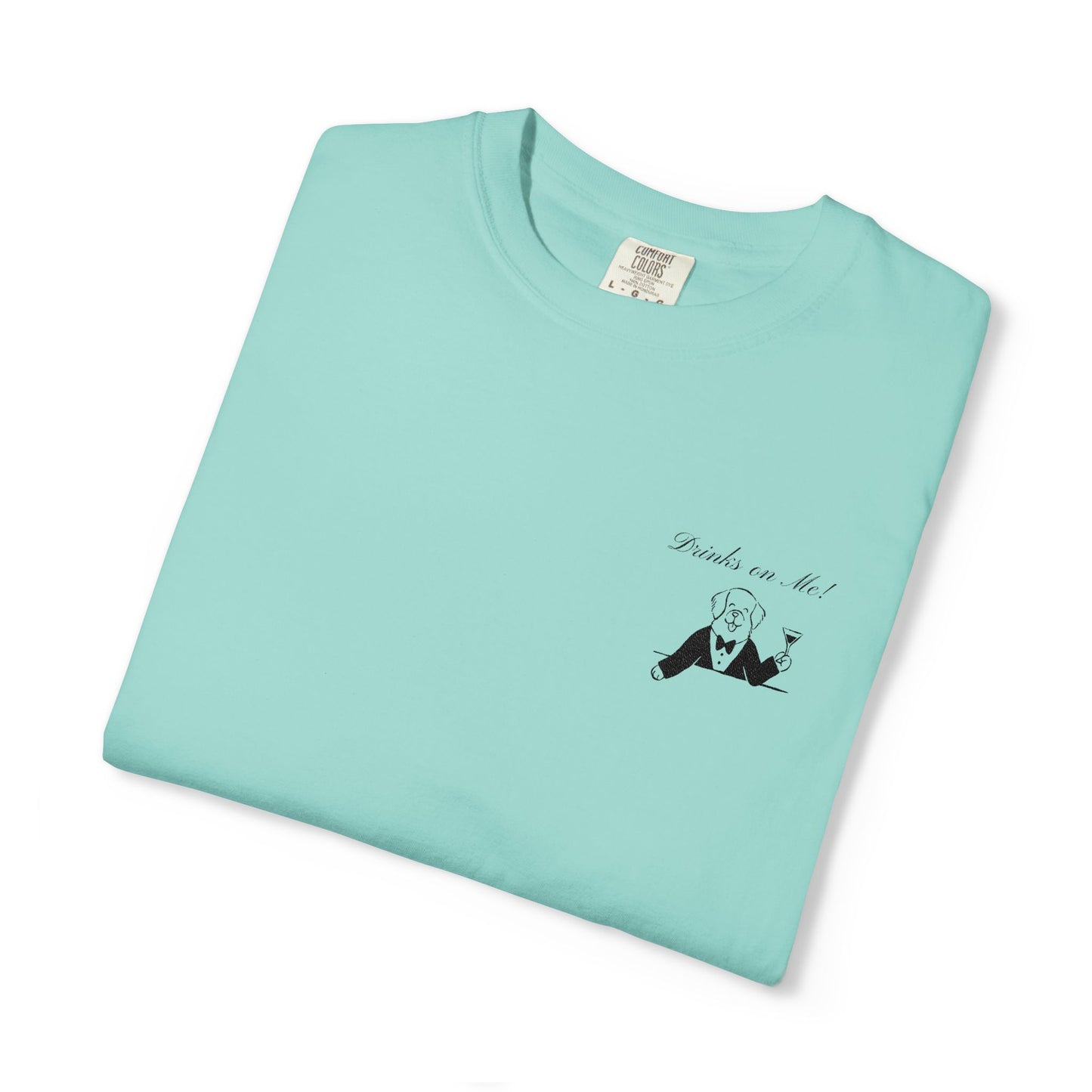 Drinks On Me Wedding Shirt, Funny Dog Bride Tee, Cocktail Hour Bridal Shirt, Cute Puppy Wedding Tee, Bachelorette Shirt