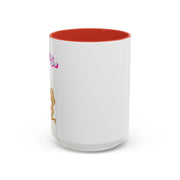 'Aquarius' Zodiac Accent Coffee Mug