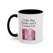 'I Like Big Books and I Cannot Lie' Accent Coffee Mug