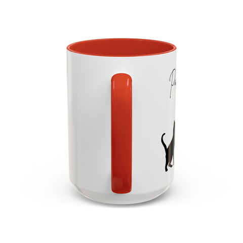 'Paws and Reflect' Cats Accent Coffee Mug