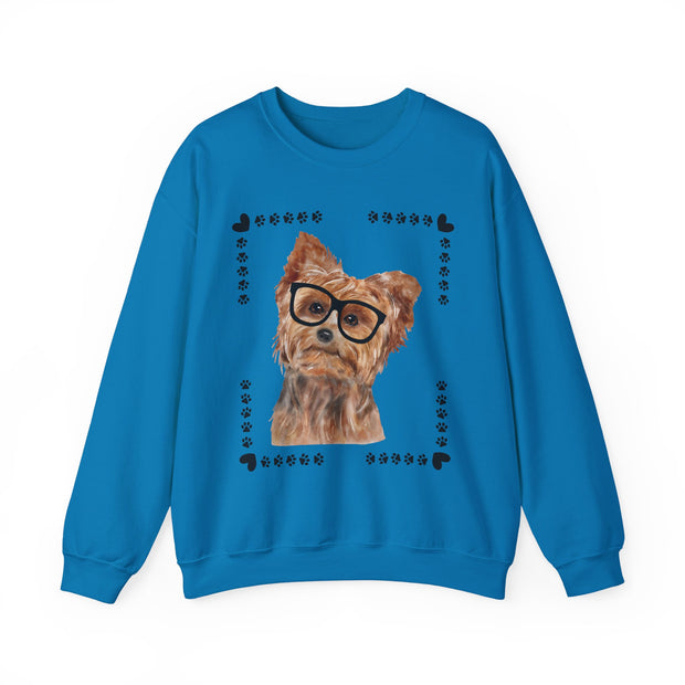 Geeky Good Yorkie Crewneck Sweatshirt