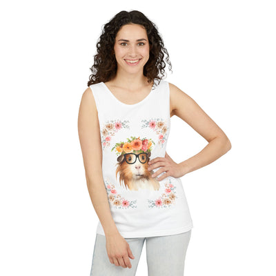 Geeky Goddess Guinea Pig Unisex Tank Top