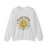 Good Vibes Crewneck Sweatshirt, Cozy Unisex Sweatshirt, Happy Apparel Gift, Positive Energy Fashion, Comfortable Casual Wear, Trendy [...]