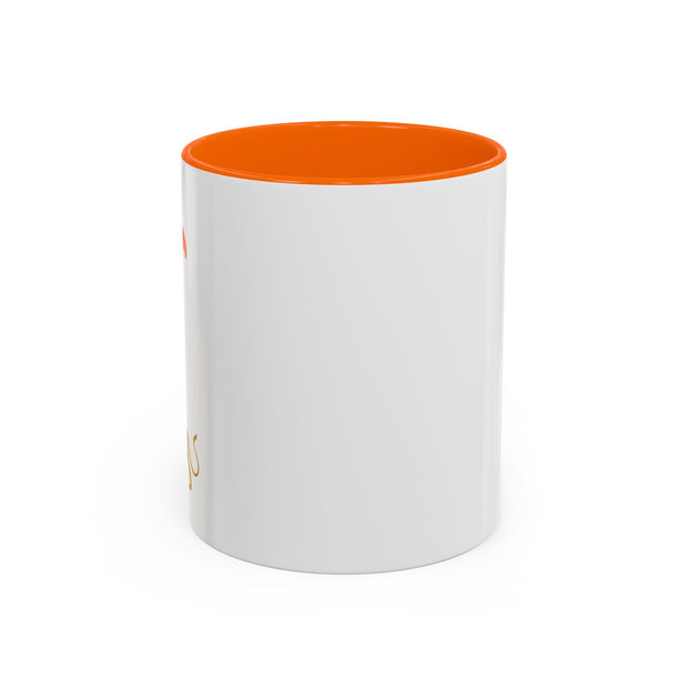 'Leo' Zodiac Accent Coffee Mug