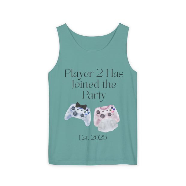 'Player 2 Has Joined the Party' 'Est. 2025' Unisex Tank Top