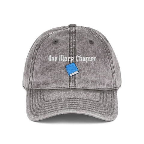 'One More Chapter' Vintage Embroidered Cap