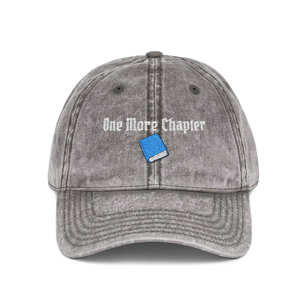 'One More Chapter' Vintage Embroidered Cap