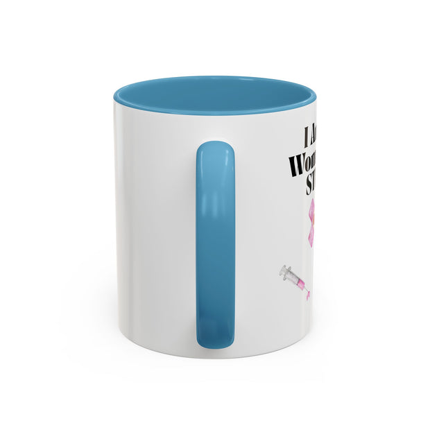 'I Am A Woman In STEM' Nurse Accent Coffee Mug