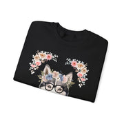 Geeky Goddess Siberian Husky Unisex Crewneck Sweatshirt