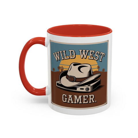 'Wild West Gamer' Accent Coffee Mug