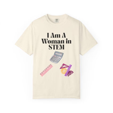 'I Am A Woman STEM' Mathematics Unisex T-Shirt
