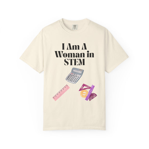 'I Am A Woman STEM' Mathematics Unisex T-Shirt