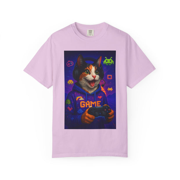 Game On Tricolored Cat Unisex T-shirt