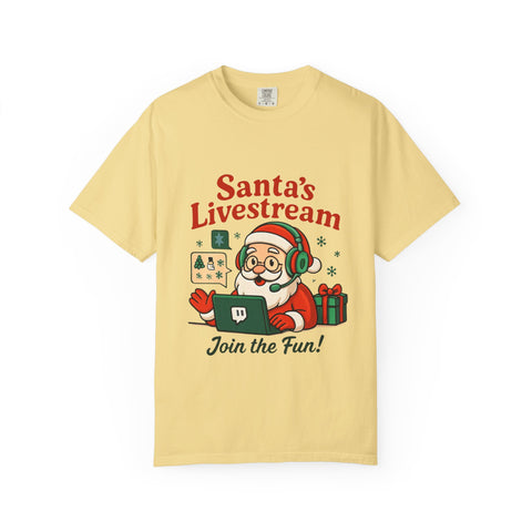 'Santa Livestream: Join the Fun! ' T-Shirt