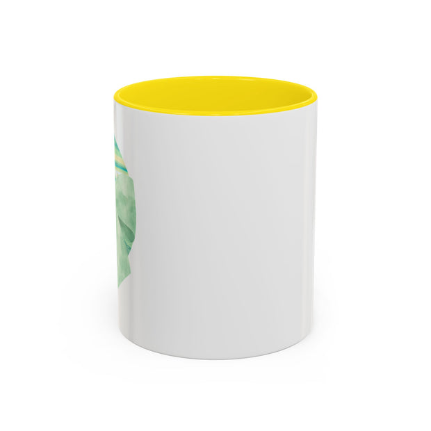 Green Planet Wrapped In A Bow Accent Coffee Mug