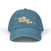 'Taurus' Denim Embroidered Cap