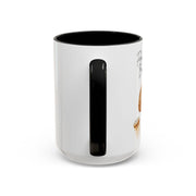 'Feline Good With A Book & Brew' Accent Coffee Mug