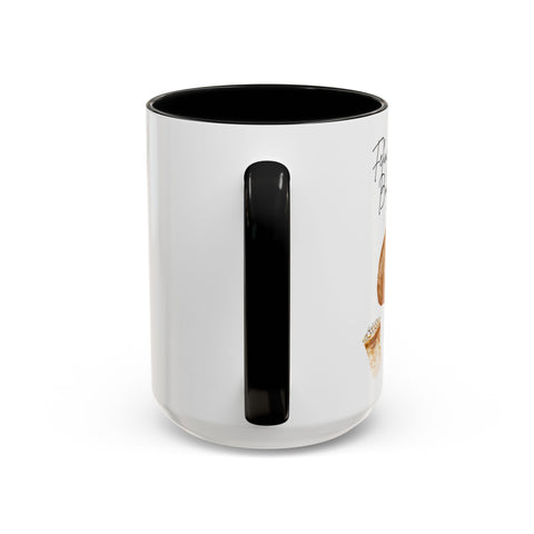 'Feline Good With A Book & Brew' Accent Coffee Mug