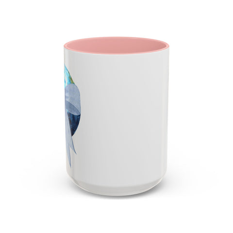 Earth Wrapped In A Bow Accent Coffee Mug
